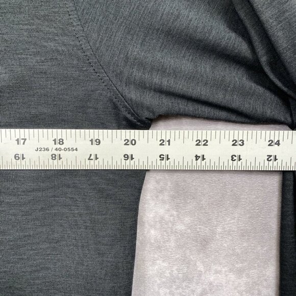 Vansport 1/4 Zip Shirt Mens Small Dark Gray Long Sleeve Belmont Stakes 2020 - Picture 7 of 8